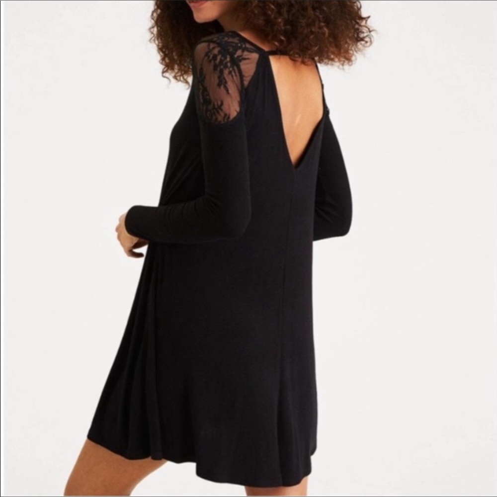 AMERICAN EAGLE NWT Ribbed Long Sleeve Dress - Picture 1 of 8